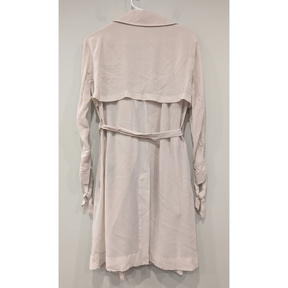 All Saints Lia Mac Trench Coat in Dusty Quartz Size XS - Picture 5 of 9